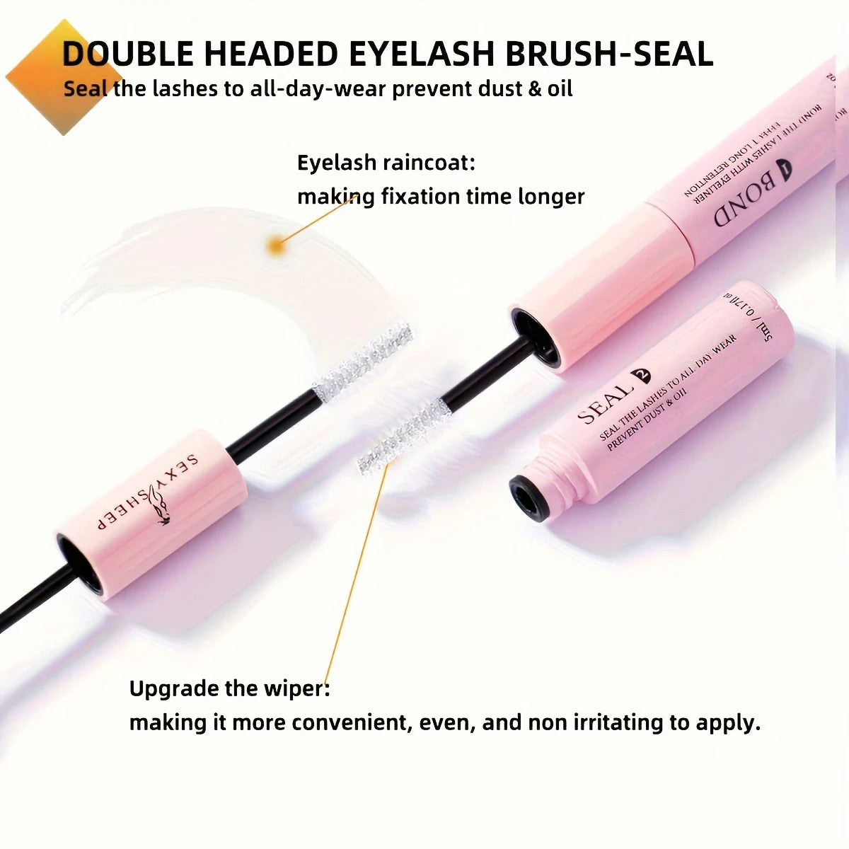 DIY Eyelash Extension Kit 200pcs Individual Lashes Cluster 60D 8-16mm Mix Lash Clusters Bond and Seal and Lash Applicator