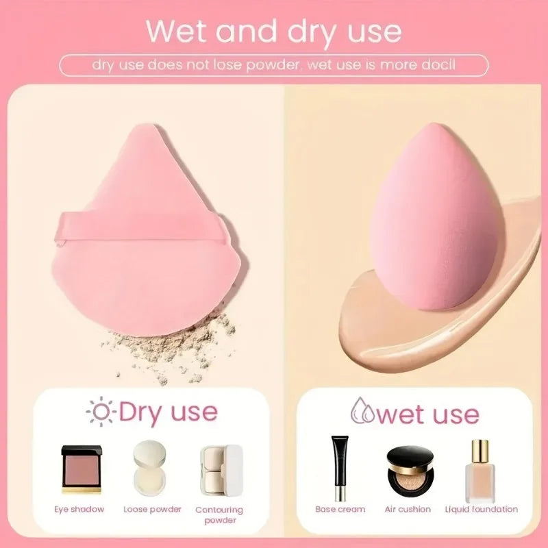 15Pcs Cosmetic Puff Makeup Sponge Beauty Blender Set